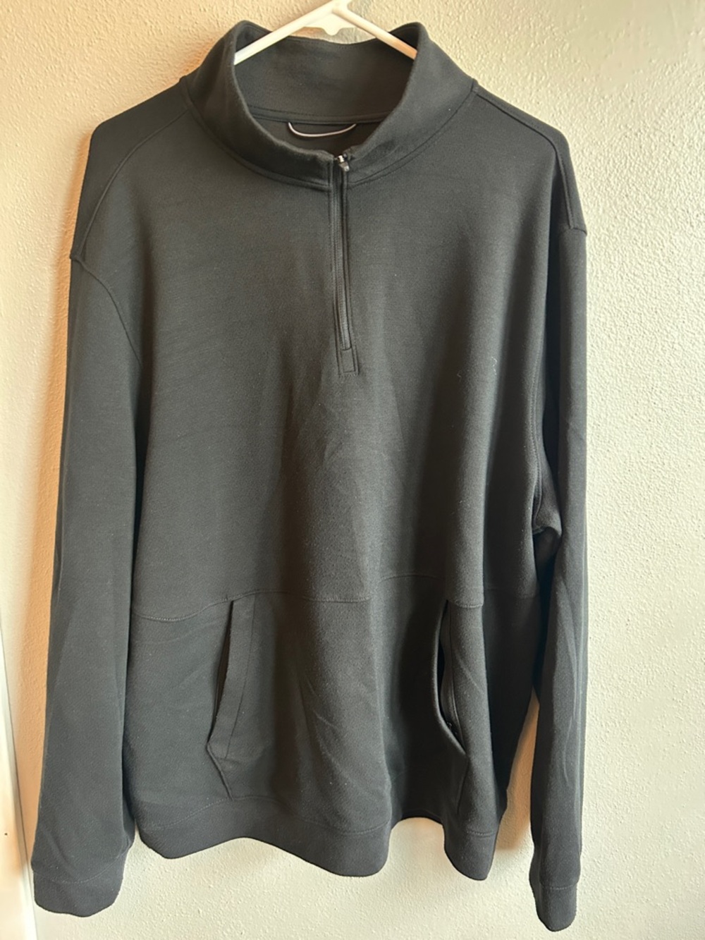 all in motion Black half-Zip Active Top